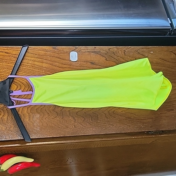 Delicate Illusions neon romper - Picture 1 of 11